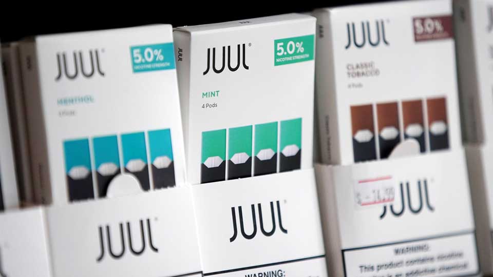 JUUL煙彈水果味甜味煙彈已在美國停售